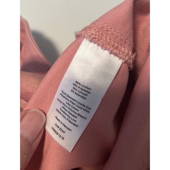 Talbots Flawless High Waist Wide Crop in Pink Size 10 petite - Picture 5 of 8